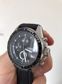 Часы Fossil кварцевые, силиконовый ремешок