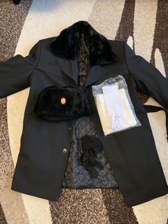 Новый Кадетский зимний бушлат + шапка