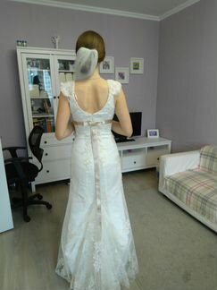 Испания дизайнерское платье +фата