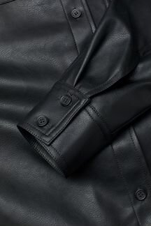 Куртка с поясом эко кожа