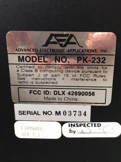 Контроллер aea pakratt pk-232 для цифровой связи