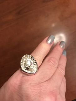 Крупное кольцо бижутерия