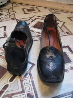 Туфли без каблука, кожа. Lord