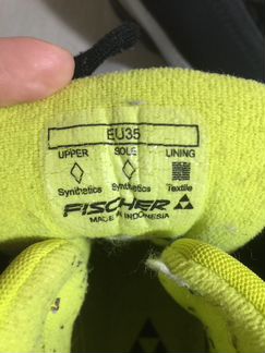 Лыжные ботинки Fischer, размер 35, детские