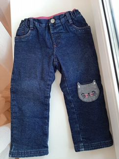 Теплые джинсы 92 размера Mothercare
