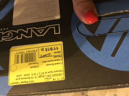 Горнолыжные ботинки