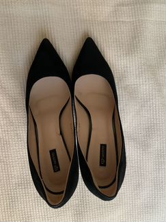 Туфли замшевые