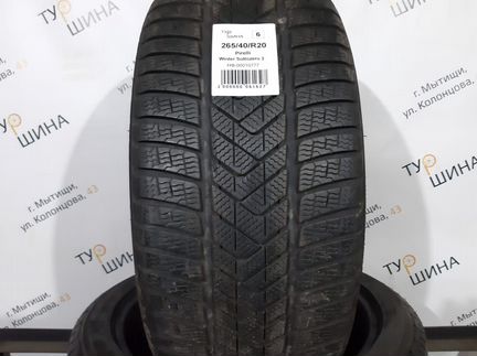 Шины 265 40 20 Pirelli Winter Sottozero 3 KS416