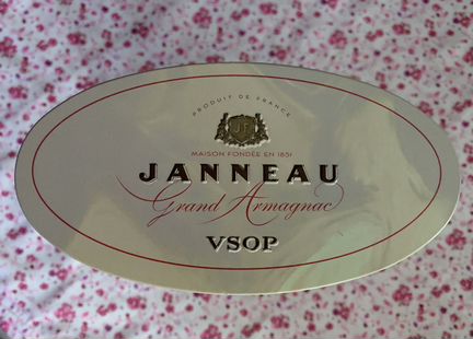 Коробка от janneau Grand Armagnac
