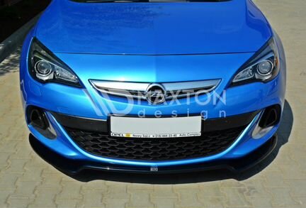 Сплиттер передний Opel Astra J OPC/VXR прилегающий