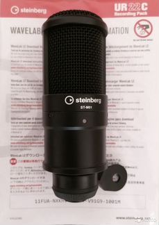 Конденсаторный студийный микрофон Steinberg St-m01
