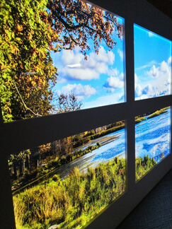 Световое фальш окно 1200х850