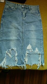 Юбка джинсовая