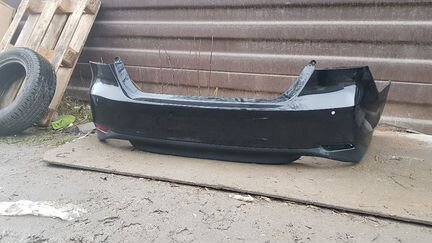Тойота камри v70 задний бампер оригинал чёрный