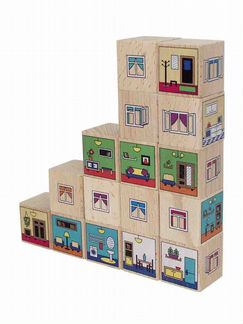 Кубики Краснокамская игрушка Квартиры (куб-10)