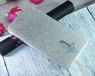 Чехол-накладка для huawei Mate 9 jzzs Shinny 3в1 TPU серебро
