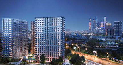 2-к квартира, 54.1 м², 9/21 эт.