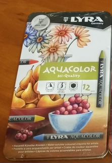 Мелки lyra aquacolor акварельные цветные