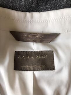 Белый мужской пиджак Zara Man