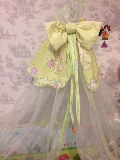 Балдахин постельное белье комплект в кроватку игру