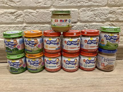 Пюре детское мясное, овощное