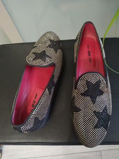 Лоферы женские, босоножки, р 40-41