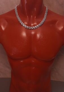 Серебряная цепь «Бисмарк» 113.89гр. 54см