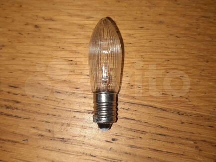 Лампочка с цоколем Е10