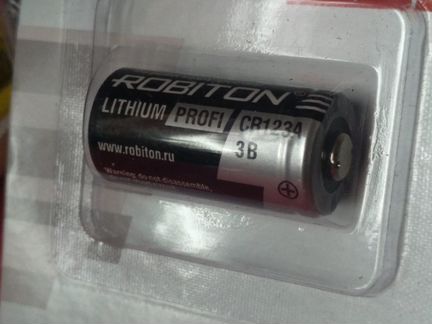 Батарейки Robiton CR123 Lithium 3V