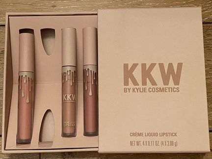Набор кремовых помад KKW by Kylie Cosmetics