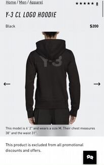 Худи Y-3 CL Logo