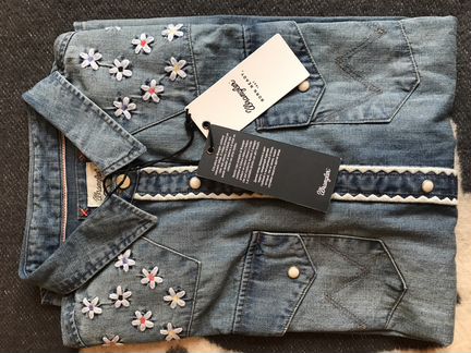 Джинсовая рубашка Wrangler
