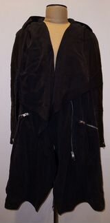 Парка с кожаными рукавами allsaints р.М оригинал