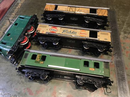 Модель железной дороги гдр 60год