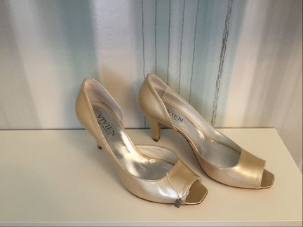 Новые итальянские туфли Vivien, кожа, 38.5 размер