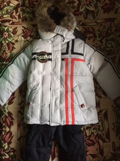 Новый зимний комплект Bilemi Билеми(био-пух) р 128