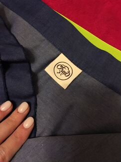 Дизайнерская Юбка с запахом и воланом