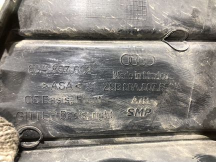 Решетка птф правая в бампер Audi Q5 80A