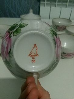 Сервиз чайный Фарфор Винтаж СССР