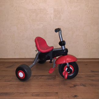 Детский велосипед трехколесный с ручкой