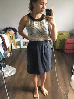 Рубашка без рукавов. Блузка promod