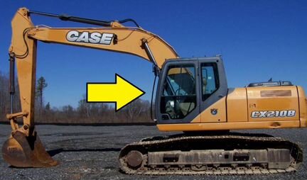 Стекло лобовое Case CX 210 B