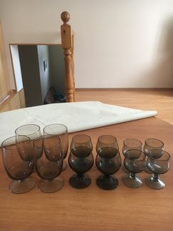 Бокалы рюмки стаканы салатницы