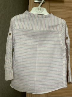 Рубашка Zara на 12/18 мес (80-86см)