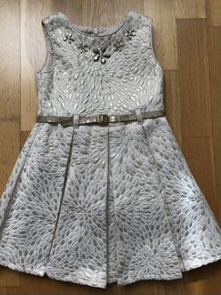 Платье mothercare бежевое с золотом