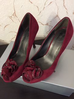 Туфли замшевые