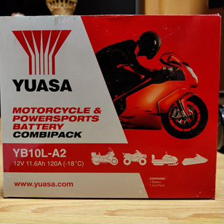 Аккумулятор yuasa yb10l-a2
